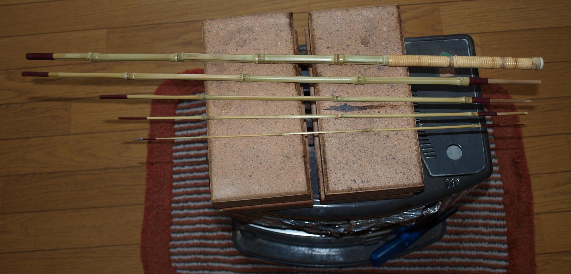 総布袋竹製中通しハゼ竿を作る（その2）: 鰍工房 手作り小品