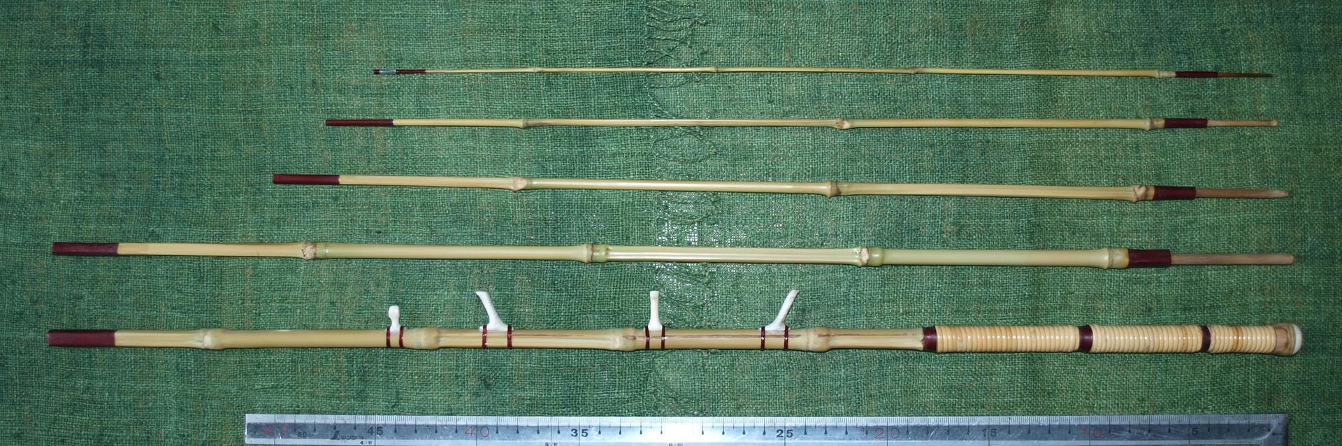 総布袋竹製中通しハゼ竿を作る（その2）: 鰍工房 手作り小品